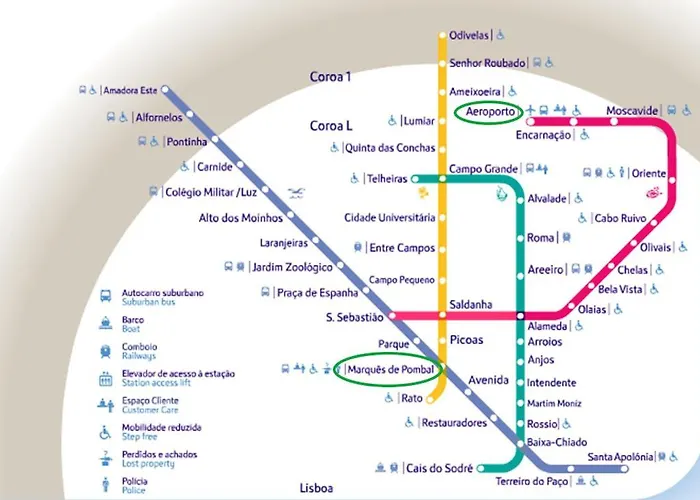 A Ponte Marques De Pombal Lisboa